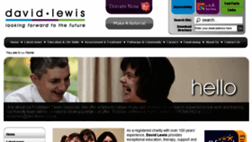 What Davidlewis.org.uk website looked like in 2014 (10 years ago)