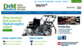 What Diaticmedical.com website looked like in 2014 (10 years ago)