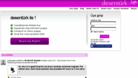 What Desenturk.com website looked like in 2014 (10 years ago)