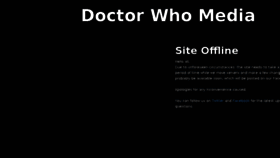 What Doctorwhomedia.co.uk website looked like in 2014 (10 years ago)