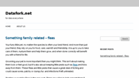 What Datafork.net website looked like in 2014 (9 years ago)