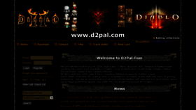 What D2pal.com website looked like in 2014 (9 years ago)