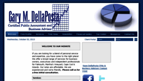 What Dellapostacpa.com website looked like in 2014 (11 years ago)