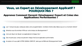 What Developpement-facile.com website looked like in 2014 (9 years ago)