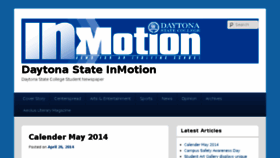 What Daytonastateinmotion.com website looked like in 2014 (9 years ago)