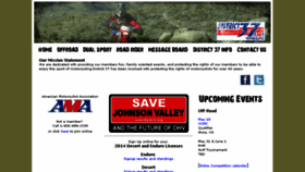 What District37ama.org website looked like in 2014 (9 years ago)