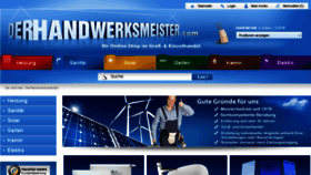 What Derhandwerksmeister.de website looked like in 2014 (9 years ago)