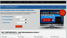 What Dsl-tarifevergleich.com website looked like in 2014 (9 years ago)