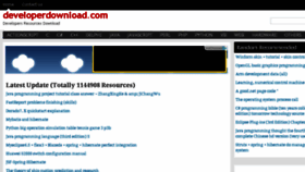 What Developerdownload.com website looked like in 2014 (9 years ago)