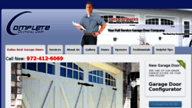 What Dallasbestgaragedoors.com website looked like in 2014 (9 years ago)