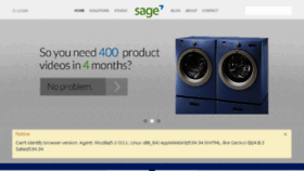 What Dev.sage7.com website looked like in 2014 (10 years ago)