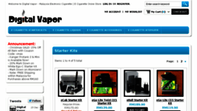 What Digital-vapor.com website looked like in 2014 (9 years ago)