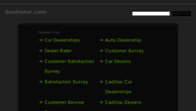 What Dealrater.com website looked like in 2014 (9 years ago)