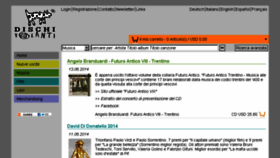 What Dischivolanti.ch website looked like in 2014 (9 years ago)