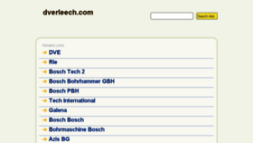 What Dverleech.com website looked like in 2014 (9 years ago)