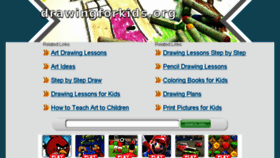 What Drawingforkids.org website looked like in 2014 (9 years ago)