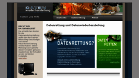 What Datenrettung-profi.de website looked like in 2014 (9 years ago)