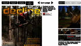 What Declinemagazine.com website looked like in 2014 (9 years ago)