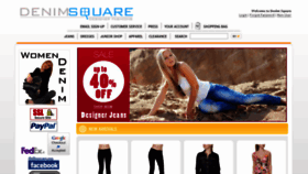 What Denimsquare.com website looked like in 2014 (9 years ago)