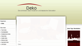 What Deko.net website looked like in 2014 (9 years ago)