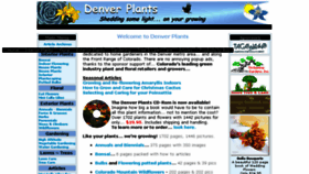 What Denverplants.com website looked like in 2014 (9 years ago)
