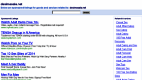 What Desimasala.net website looked like in 2014 (9 years ago)