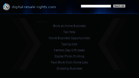 What Digital-resale-rights.com website looked like in 2014 (9 years ago)