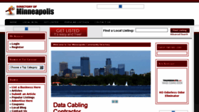What Directoryofminneapolis.com website looked like in 2014 (9 years ago)