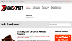What Dnxpert.com website looked like in 2014 (9 years ago)