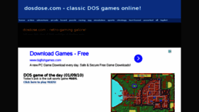 What Dosdose.com website looked like in 2014 (9 years ago)