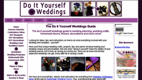 What Do-it-yourself-weddings.com website looked like in 2014 (9 years ago)