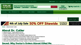 What Drcutler.com website looked like in 2014 (9 years ago)