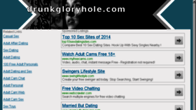 What Drunkgloryhole.com website looked like in 2014 (9 years ago)