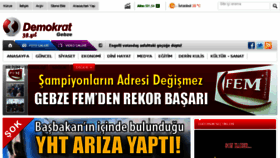 What Demokratgebze.com.tr website looked like in 2014 (9 years ago)