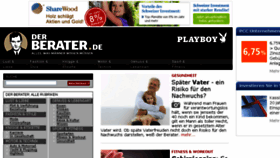 What Derberater.de website looked like in 2014 (9 years ago)