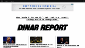 What Dinarreport.com website looked like in 2014 (9 years ago)