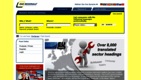 What Dasregionale.ag website looked like in 2014 (9 years ago)
