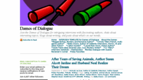 What Damesofdialogue.wordpress.com website looked like in 2014 (9 years ago)
