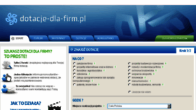 What Dotacje-dla-firm.pl website looked like in 2014 (9 years ago)