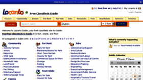 What Dublin.locanto.ie website looked like in 2014 (9 years ago)