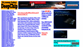 What Deepchip.com website looked like in 2014 (9 years ago)