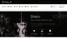 What Ditalic.com website looked like in 2014 (9 years ago)