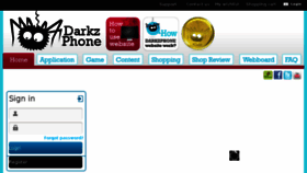 What Darkzphone.com website looked like in 2014 (9 years ago)