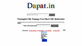 What Dapat.in website looked like in 2014 (9 years ago)
