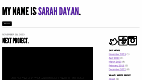 What Dayan.se website looked like in 2014 (9 years ago)