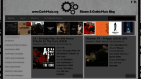 What Dark-music.org website looked like in 2014 (9 years ago)