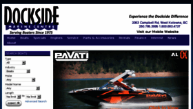 What Docksidemarine.com website looked like in 2014 (9 years ago)