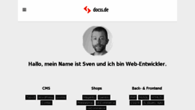 What Docss.de website looked like in 2014 (9 years ago)
