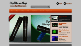 What Depthlaser.com website looked like in 2014 (9 years ago)