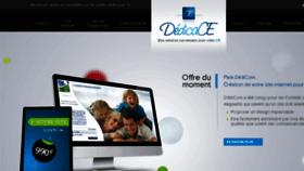 What Dedicace-ce.com website looked like in 2014 (9 years ago)
